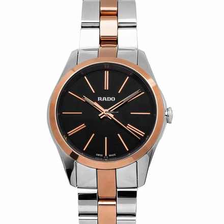  Rado HyperChrome R32976152 - Hyperchrome Quartz Black Dial Stainless Steel Ladies Watch </h1> 