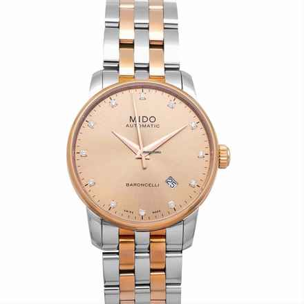 Mido Baroncelli III M8600.9.67.1 - Baroncelli III Automatic Bronze Dial Stainless Steel Men's Watch </h1> 