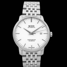 Thumbnail von Mido Baroncelli III M027.408.11.011.00 - Baroncelli III Automatic White Dial Stainless Steel Men's Watch </h1>