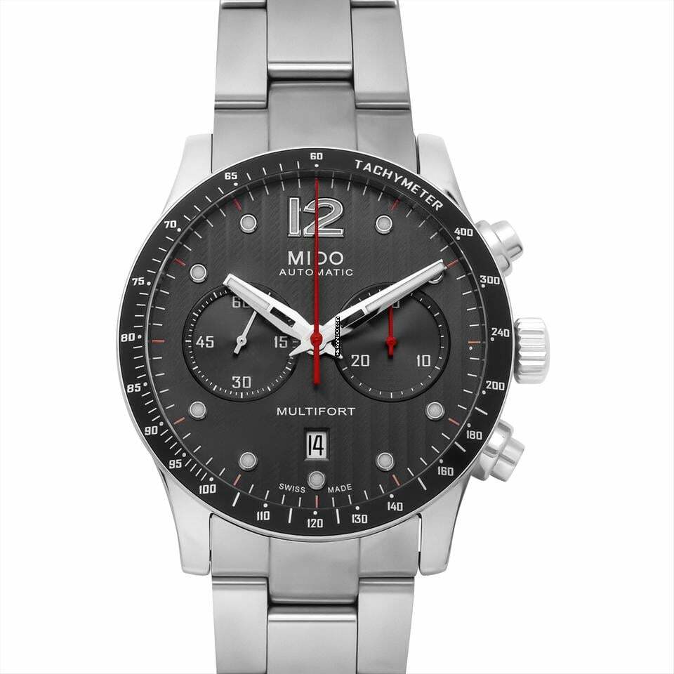  Mido Multifort M025.627.11.061.00 - Multifort Automatic Black Dial Stainless Steel Men's Watch </h1> 