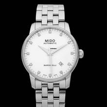 Thumbnail von Mido Baroncelli III M8600.4.66.1 - Baroncelli III Automatic White Dial Stainless Steel Men's Watch </h1>