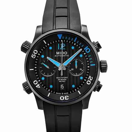  Mido Multifort Chronograph M005.914.37.050.00 - Multifort Automatic Black Dial Stainless Steel Men's Watch </h1> 