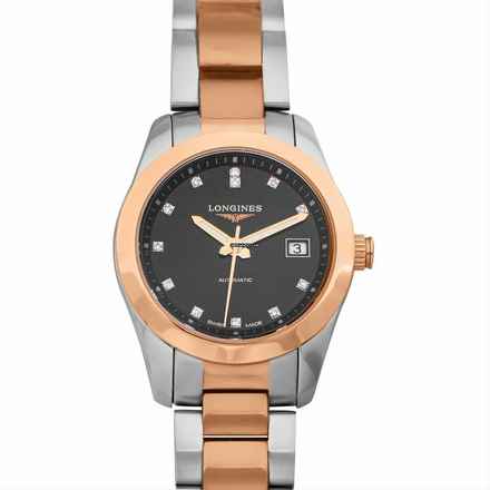  Longines Conquest Classic L22855587 - Conquest Automatic Black Dial Stainless Steel Ladies Watch </h1> 