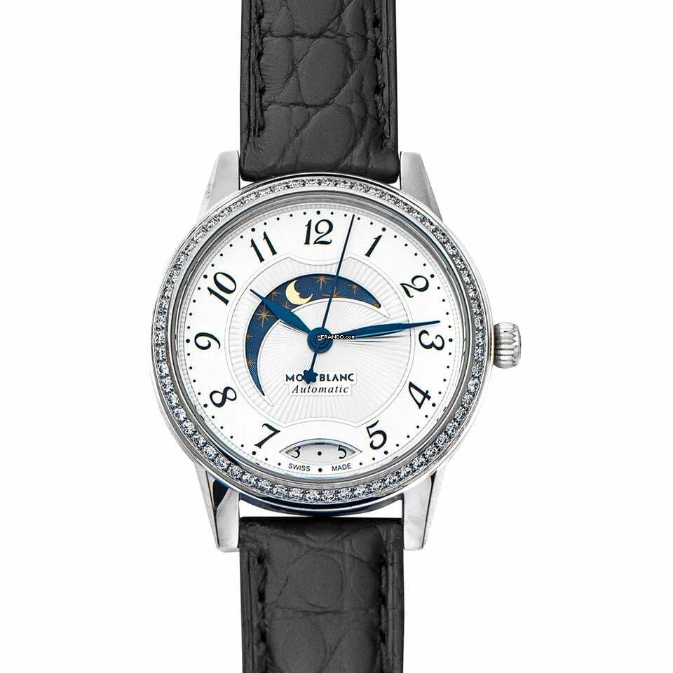 Montblanc Bohème 114732 - Boheme Automatic Silver Dial Stainless Steel Ladies Watch </h1> 