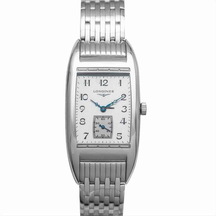 Longines L26944736 - Heritage Quartz Silver Dial Stainless Steel Ladies Watch </h1> 