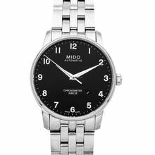 Thumbnail von Mido Baroncelli III M8690.4.18.1 - Baroncelli III Automatic Black Dial Stainless Steel Men's Watch </h1>