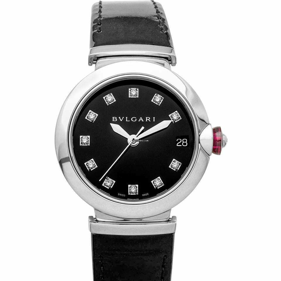  Bulgari Lucea 103503 - LVCEA Automatic Black Dial Stainless Steel Ladies Watch </h1> 