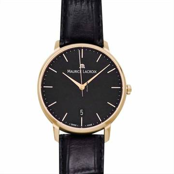  Maurice Lacroix Les Classiques Tradition LC6007-PG101-330 - Les Classiques Automatic Black Dial 18kt Rose Gold Men's Watch </h1> 