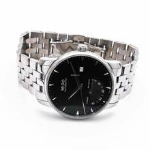 Thumbnail von Mido Baroncelli III M8605.4.18.1 - Baroncelli III Automatic Black Dial Stainless Steel Men's Watch </h1>