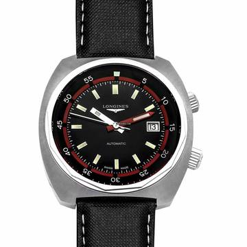  Longines Heritage L27954522 - Longines Heritage Automatic Black Dial Stainless Steel Men's Watch </h1> 