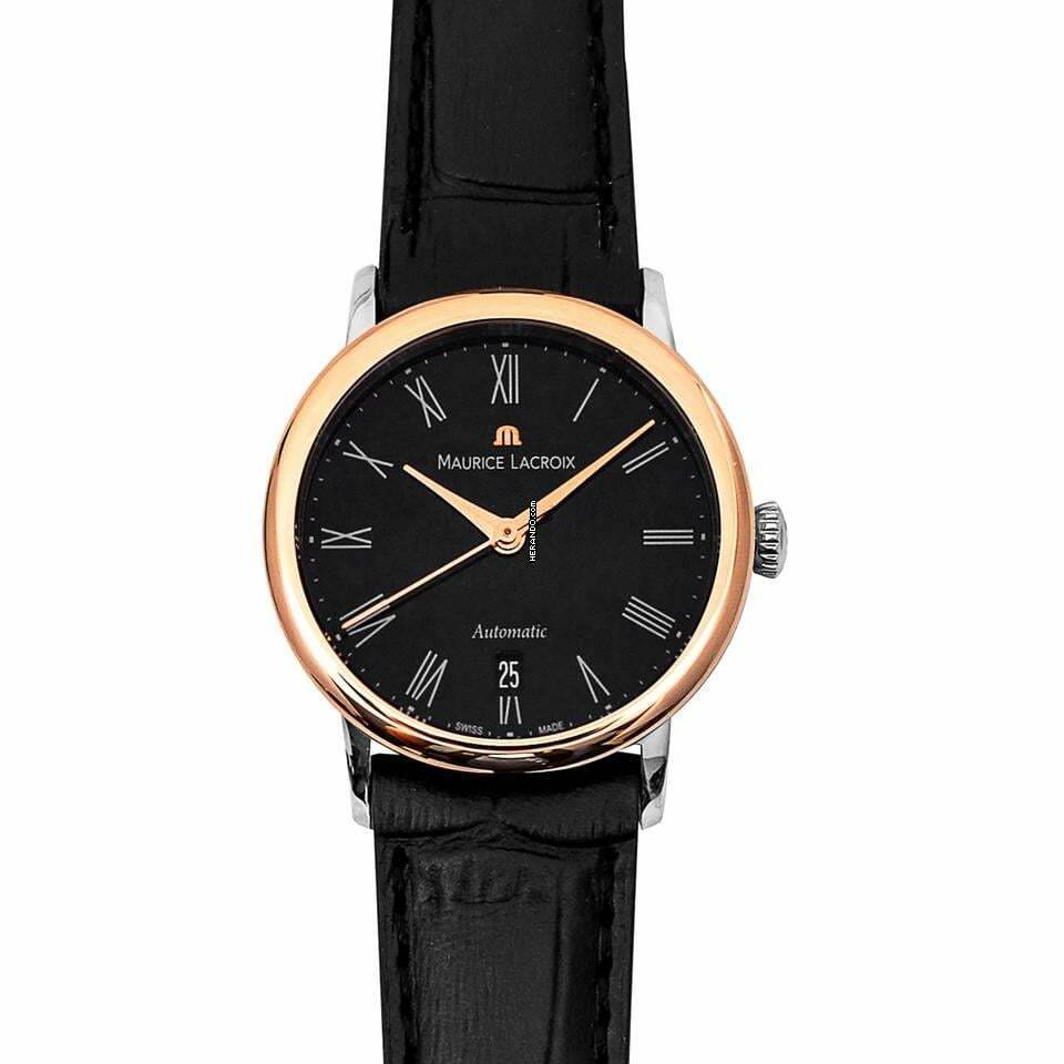  Maurice Lacroix Les Classiques Tradition LC6063-PS101-310 - Les Classiques Automatic Black Dial Stainless Steel Ladies Watch </h1> 
