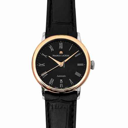 Maurice Lacroix Les Classiques Tradition LC6063-PS101-310 - Les Classiques Automatic Black Dial Stainless Steel Ladies Watch </h1> 
