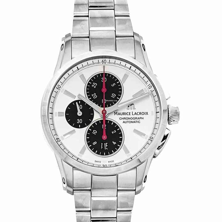  Maurice Lacroix Pontos Chronographe PT6388-SS002-131 - Pontos Automatic Silver-tone Dial Stainless Steel Men's Watch </h1> 