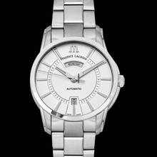 Thumbnail von Maurice Lacroix Pontos Day Date PT6358-SS002-130 - Pontos Automatic Silver Dial Stainless Steel Men's Watch </h1>