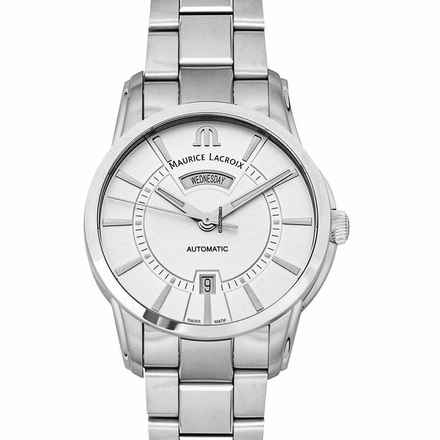  Maurice Lacroix Pontos Day Date PT6358-SS002-130 - Pontos Automatic Silver Dial Stainless Steel Men's Watch </h1> 