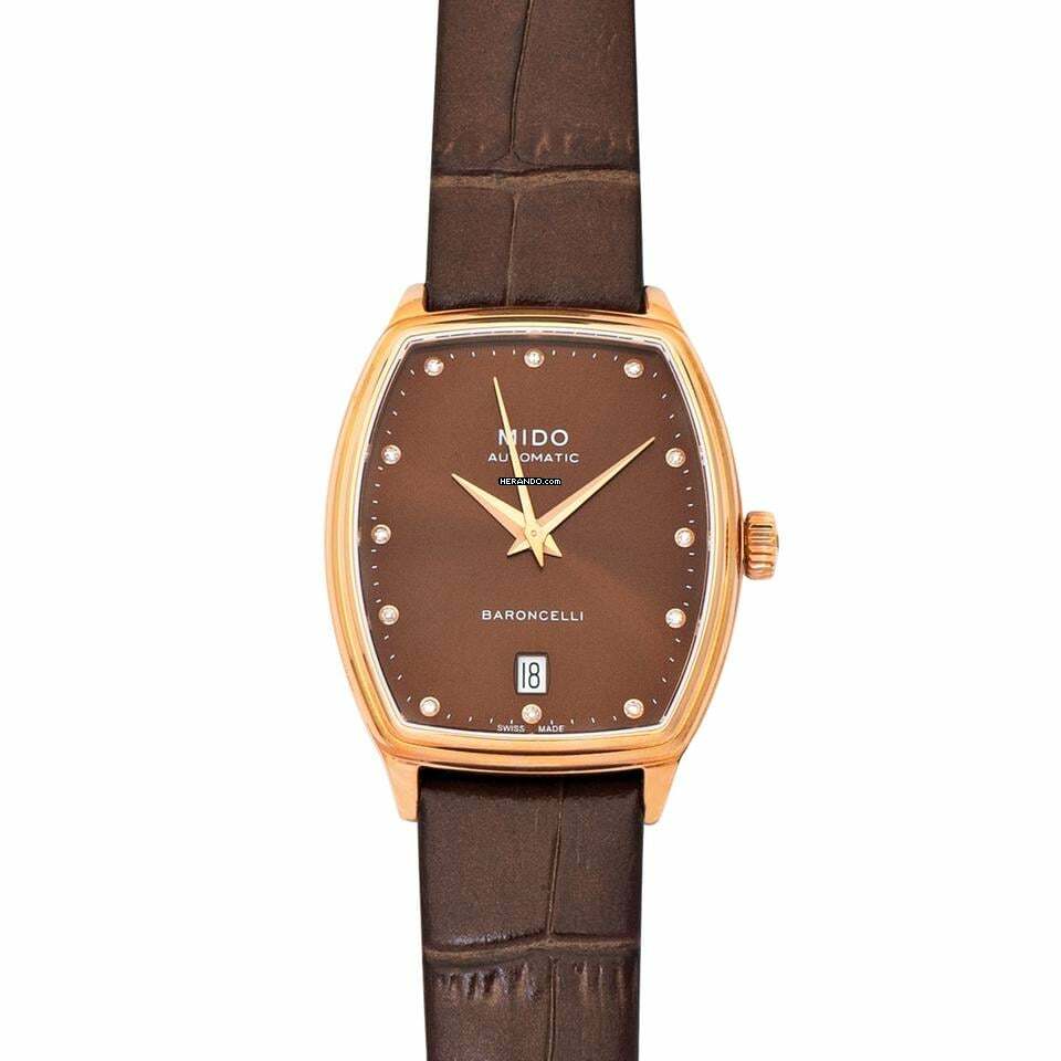  Mido Baroncelli III M041.307.36.296.00 - Baroncelli III Automatic Brown Dial Stainless Steel Ladies Watch </h1> 