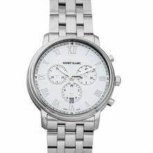 Thumbnail von Montblanc Tradition 114340 - Tradition Quartz White Dial Stainless Steel Men's Watch </h1>
