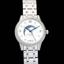Thumbnail von Montblanc Bohème 114731 - Boheme Automatic White Dial Stainless Steel Ladies Watch </h1>