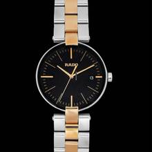 Thumbnail von Rado Coupole R22852173 - Coupole Quartz Black Dial Stainless Steel Unisex Watch </h1>