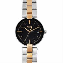 Thumbnail von Rado Coupole R22852173 - Coupole Quartz Black Dial Stainless Steel Unisex Watch </h1>