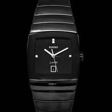 Thumbnail von Rado Sintra R13724702 - Sintra Quartz Black Dial Ceramic Men's Watch </h1>