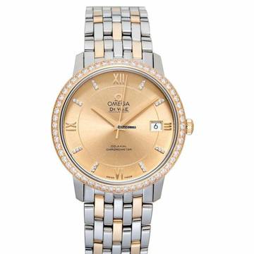  Omega De Ville Prestige 424.25.37.20.58.001 - De Ville Automatic Champagne Dial Stainless Steel Ladies Watch </h1> 