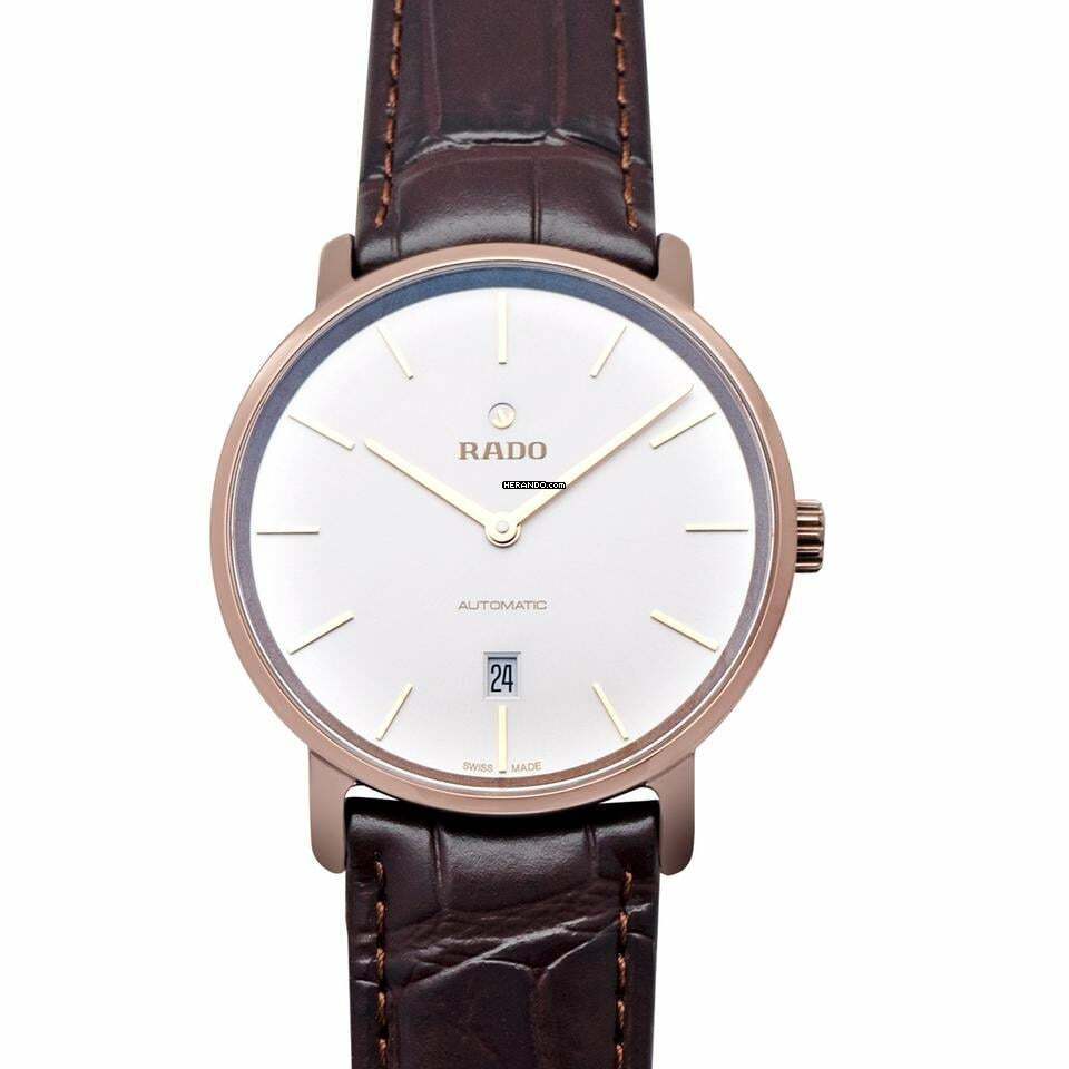  Rado DiaMaster R14068026 - Diamaster Automatic Silver Dial Ceramic Men's Watch </h1> 