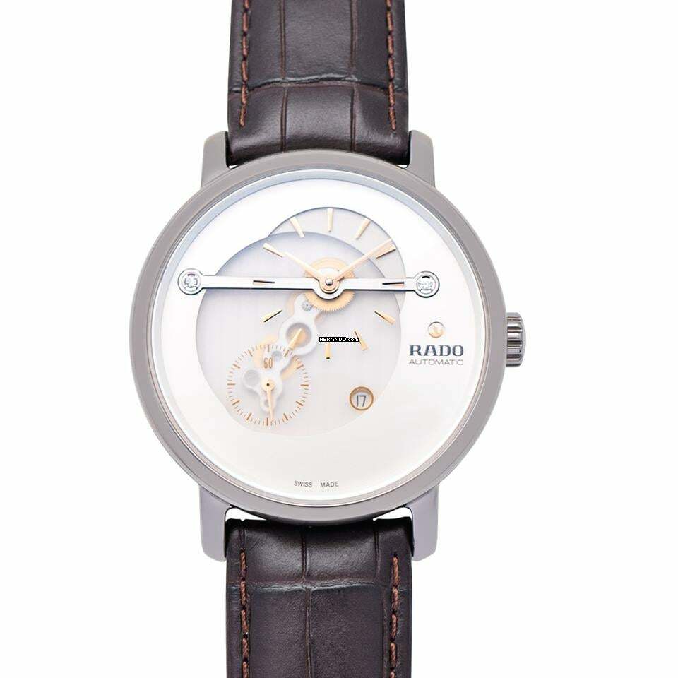  Rado DiaMaster R14061706 - Diamaster Automatic White Dial Ceramic Men's Watch </h1> 
