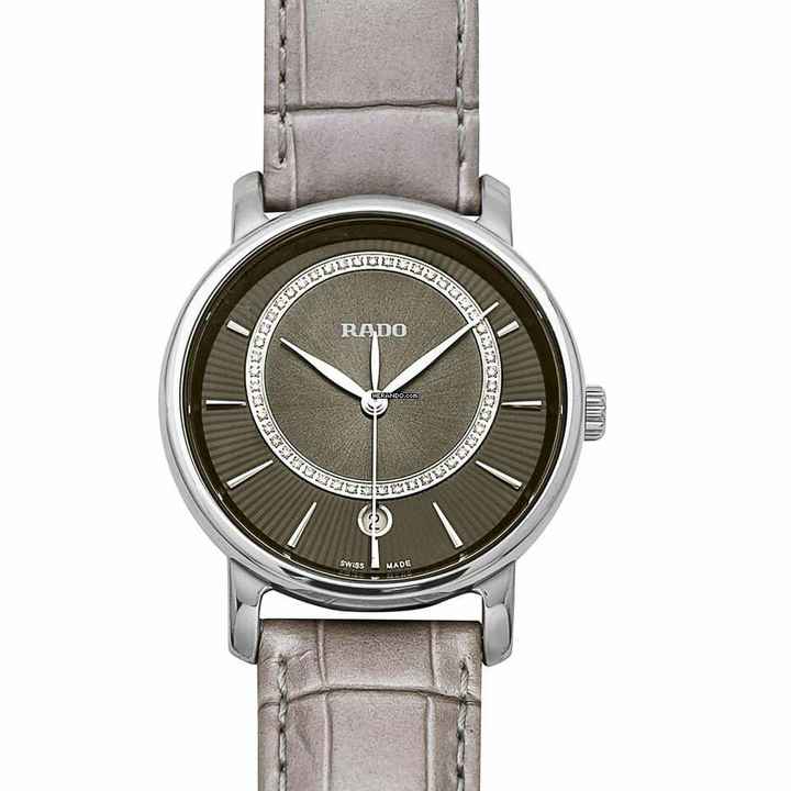  Rado DiaMaster R14064715 - Diamaster Quartz Grey Dial Ceramic Ladies Watch </h1> 