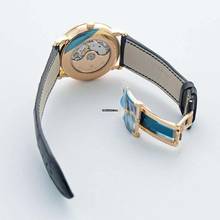 Thumbnail von Blancpain Villeret Quantième Complet 6654-3640-55B - Villeret Automatic Blue Dial 18kt Rose Gold Men's Watch </h1>