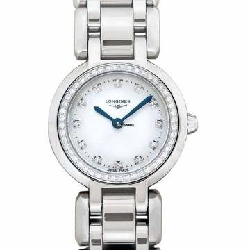  Longines PrimaLuna L81090876 - Longines PrimaLuna Quartz Mother of pearl Dial Stainless Steel Ladies Watch </h1> 