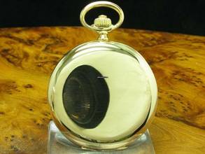 Thumbnail von Cyma 14kt 585 Gold Savonette Sprungdeckel Taschenuhr / Kaliber 970 </h1>
