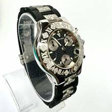 Thumbnail von Cartier 21 Chronoscaph Chronograph Quartz Steel 38mm 1.86TCW DIAMOND Watch </h1>