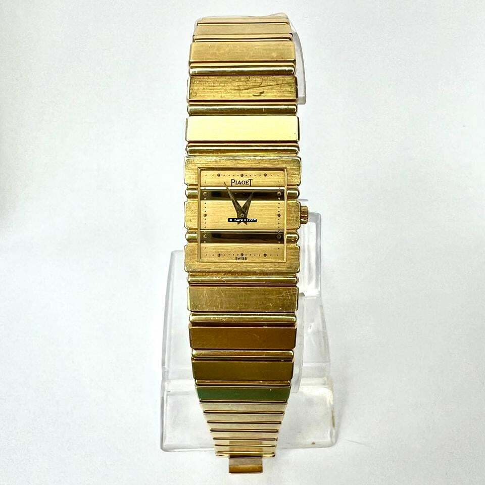  Piaget Polo Quartz 20mm 18K Yellow Gold Watch </h1> 