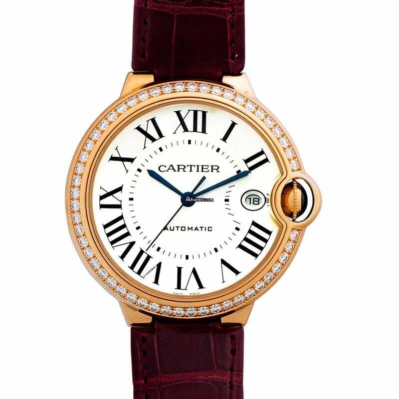 Cartier Ballon Bleu WJBB0056 - Ballon Bleu de Cartier Automatic Silver Dial 18kt Rose Gold Ladies Watch </h1>
