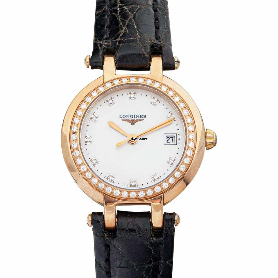  Longines PrimaLuna L81109872 - Longines PrimaLuna Quartz Mother of pearl Dial 18kt Rose Gold Ladies Watch </h1> 