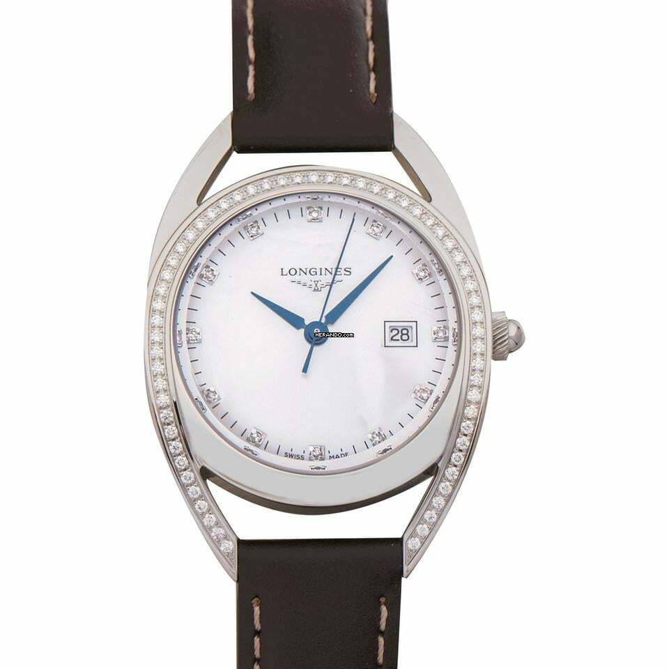 Longines Equestrian L61370872 - Equestrian Quartz Mother of pearl Dial Stainless Steel Ladies Watch </h1>