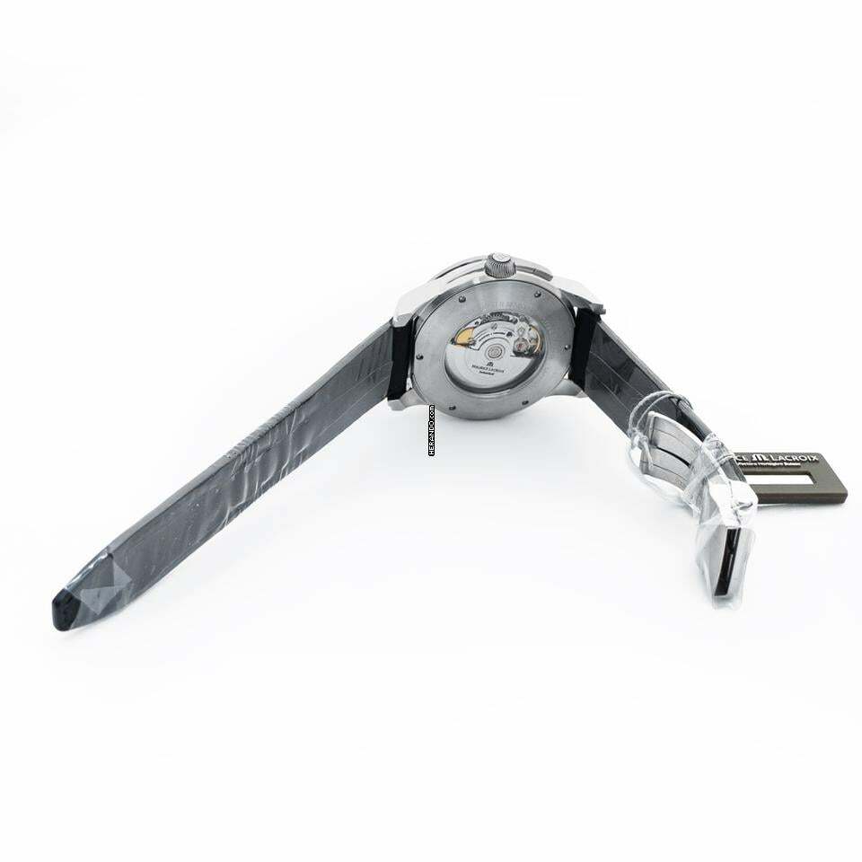 Thumbnail von Maurice Lacroix Pontos Décentrique GMT PT6118-SS001-331 - Pontos Automatic Black Dial Stainless Steel Men's Watch </h1>