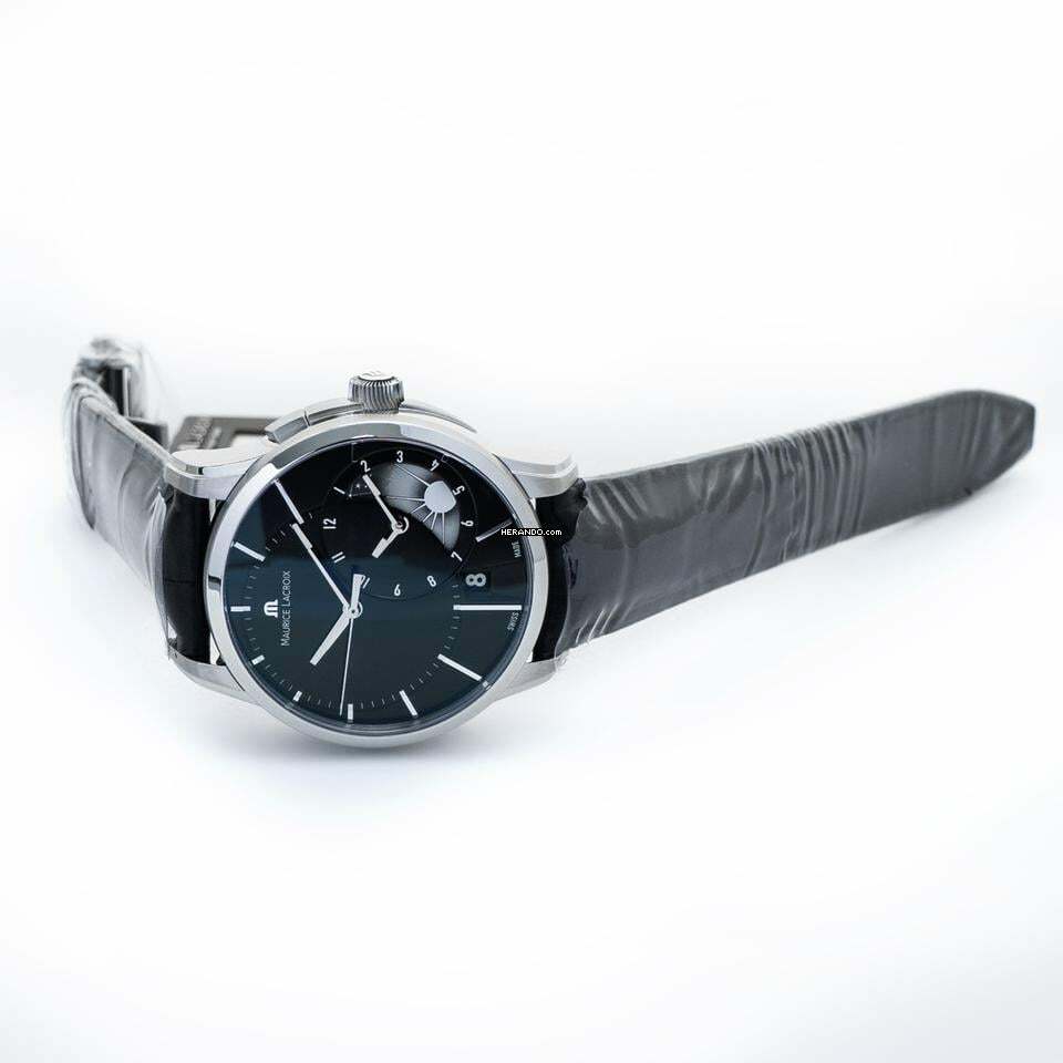 Thumbnail von Maurice Lacroix Pontos Décentrique GMT PT6118-SS001-331 - Pontos Automatic Black Dial Stainless Steel Men's Watch </h1>