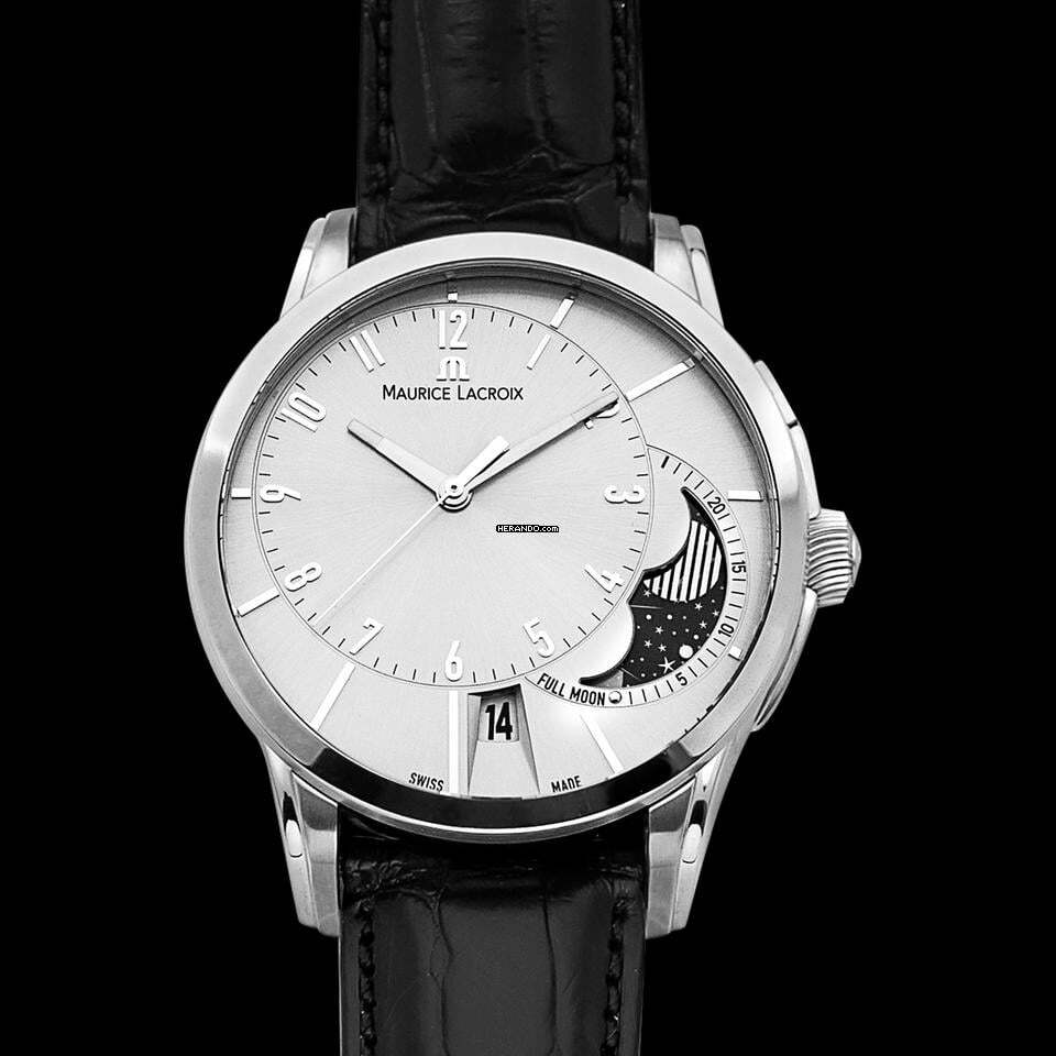 Thumbnail von Maurice Lacroix Pontos PT6318-SS001-130 - Pontos Automatic Silver Dial Stainless Steel Men's Watch </h1>