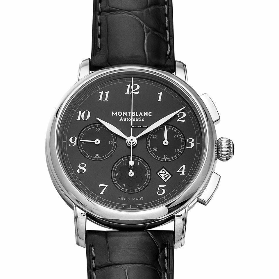  Montblanc Star 118515 - Star Automatic Grey Dial Stainless Steel Men's Watch </h1> 