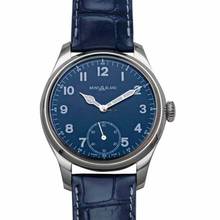 Thumbnail von Montblanc 1858 113702 - 1858 Hand Wind Blue Dial Stainless Steel Men's Watch </h1>