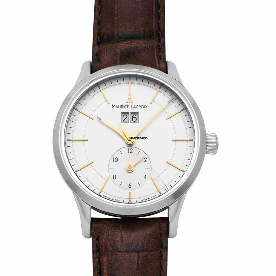  Maurice Lacroix Les Classiques Date LC6088-SS001-130 - Les Classiques Automatic Silver Dial Stainless Steel Men's Watch </h1> 