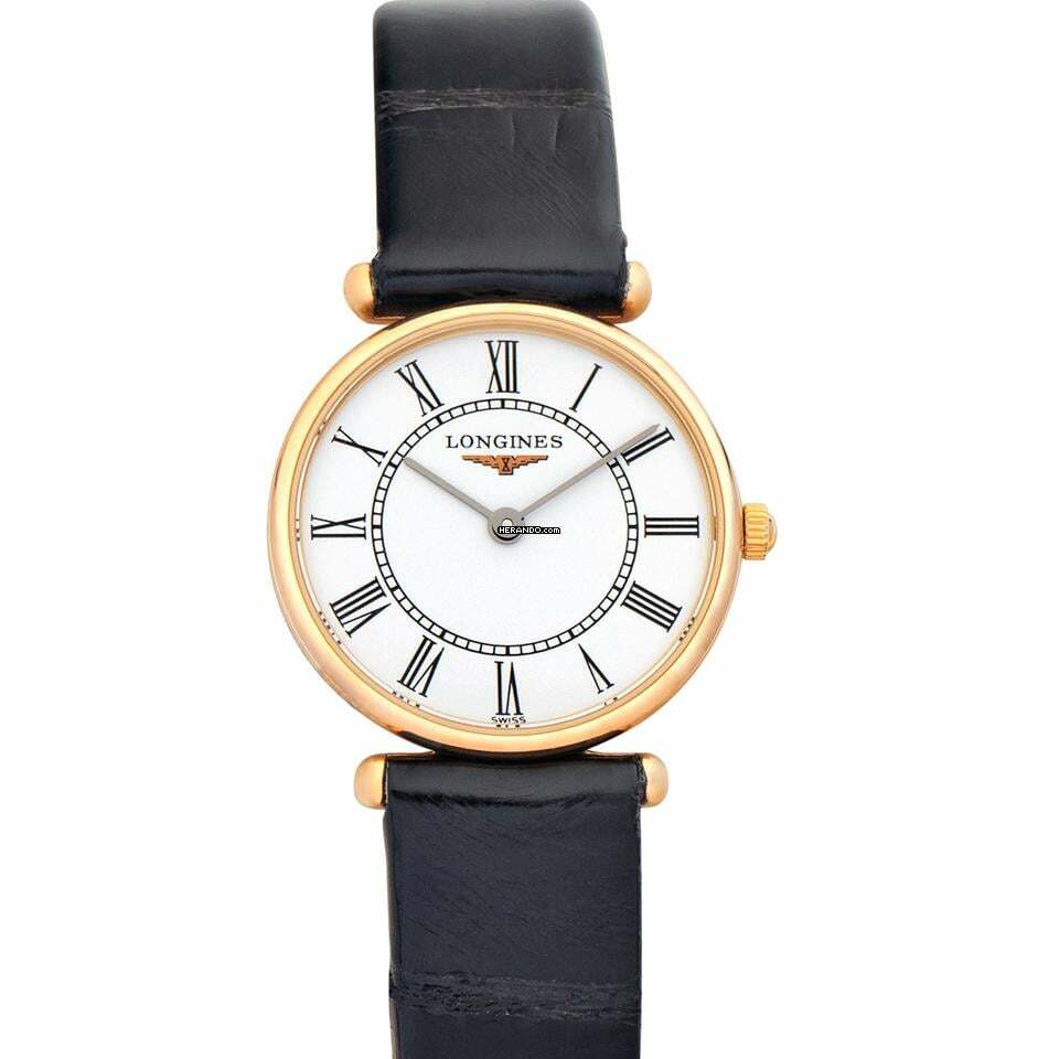  Longines La Grande Classique L41918110 - La Grande Quartz White Dial 18kt Rose Gold Ladies Watch </h1> 