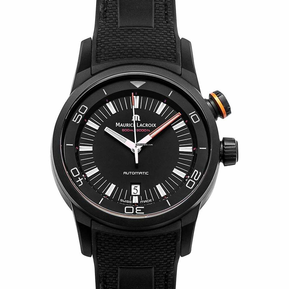  Maurice Lacroix Pontos S Diver PT6248-PVB01-332 - Pontos Automatic Black Dial Stainless Steel Men's Watch </h1> 