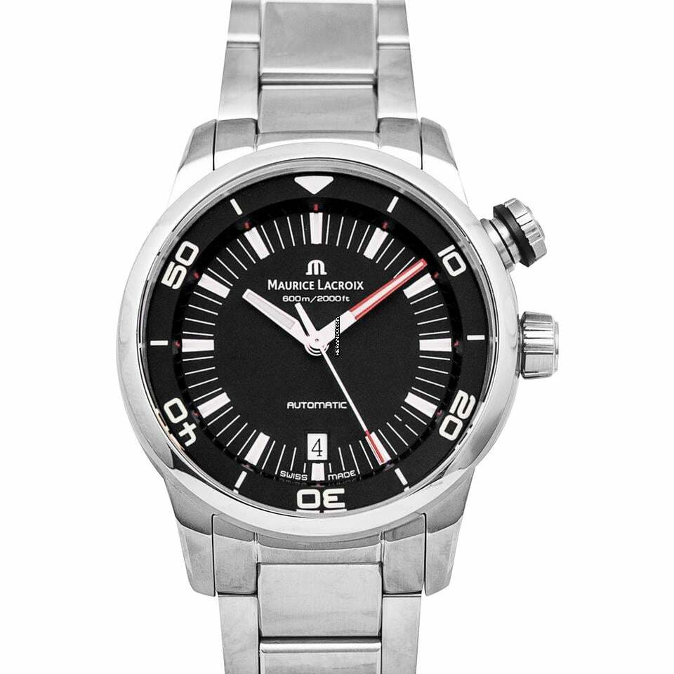  Maurice Lacroix Pontos S Diver PT6248-SS002-330 - Pontos Automatic Black Dial Stainless Steel Men's Watch </h1> 