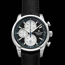 Thumbnail von Maurice Lacroix Pontos Chronographe Rétro PT6288-SS001-330 - Pontos Automatic Black Dial Stainless Steel Men's Watch </h1>
