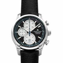 Thumbnail von Maurice Lacroix Pontos Chronographe Rétro PT6288-SS001-330 - Pontos Automatic Black Dial Stainless Steel Men's Watch </h1>