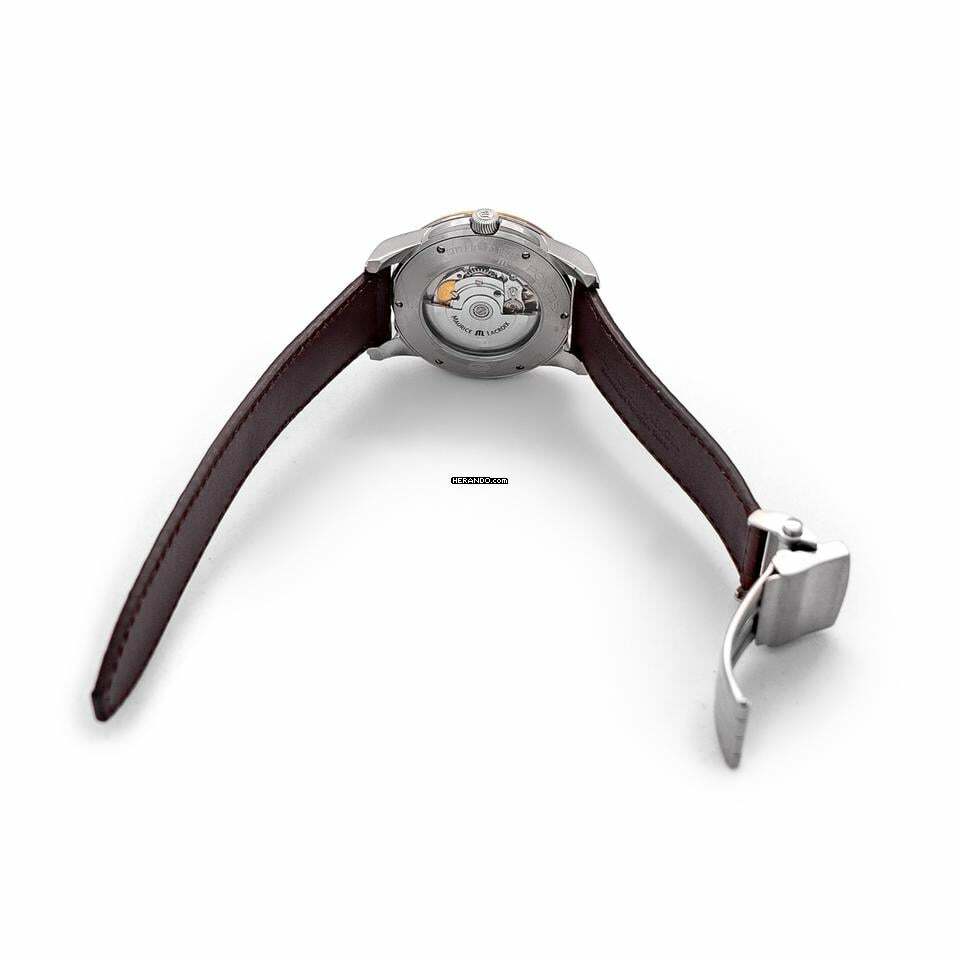 Thumbnail von Maurice Lacroix Pontos Day Date PT6158-PS101-13E - Pontos Automatic Silver-tone Dial 18kt Rose Gold Men's Watch </h1>