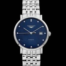 Thumbnail von Longines Elegant L48104976 - La Grande Automatic Blue Dial Stainless Steel Unisex Watch </h1>